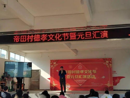 “藝”起攜手，德孝同行——游戲系“藝術扶苗”志愿服務隊助力帝田村文化節暨元旦文藝匯演圓滿落幕